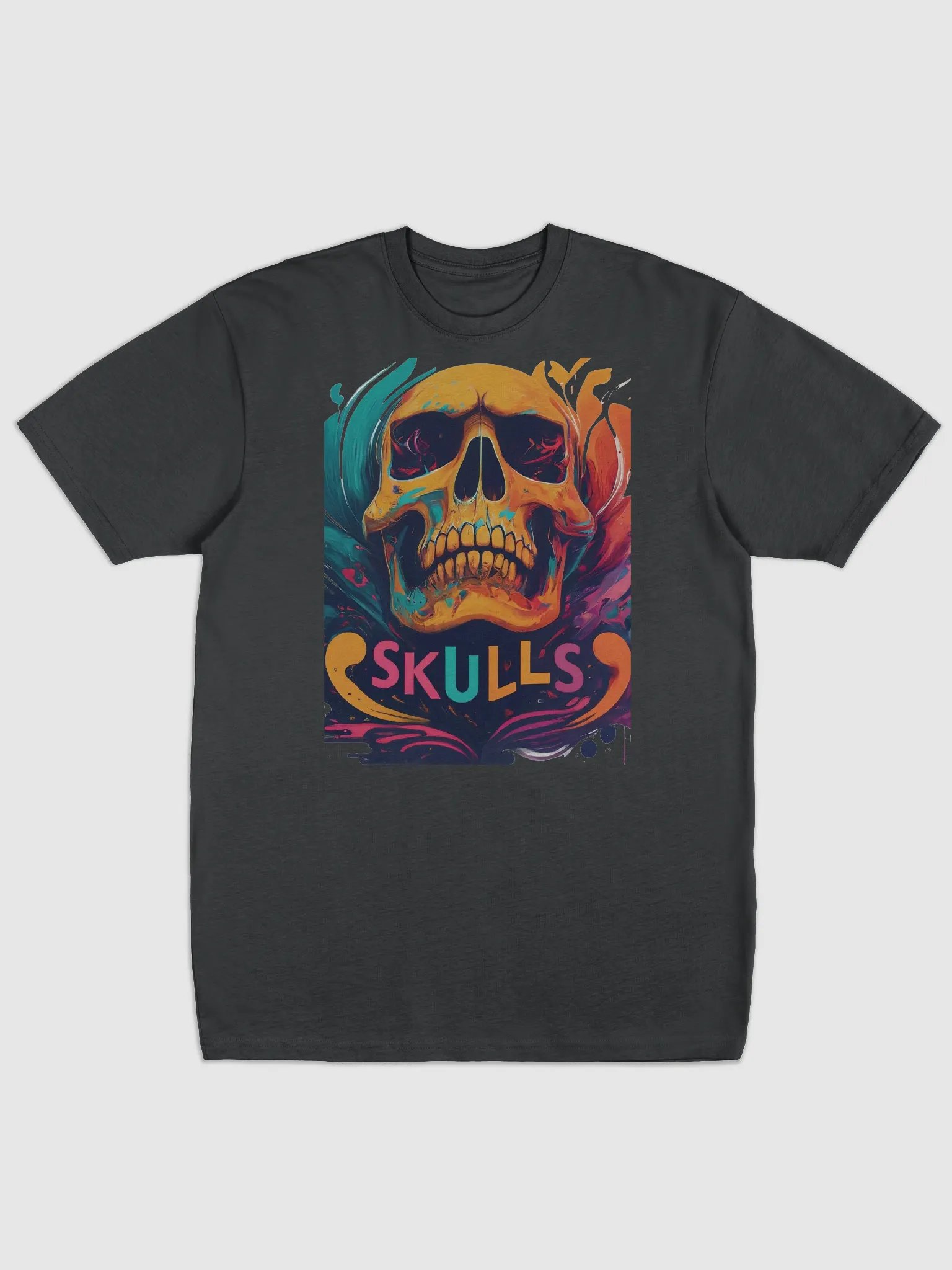 Vibrant Skulls Artistic Tee product image (1)