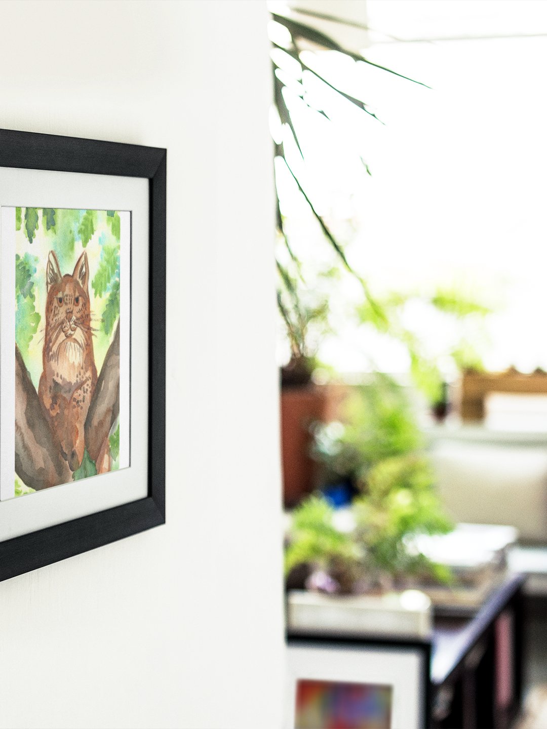 Lynx In A Tree Art Print product image (15)