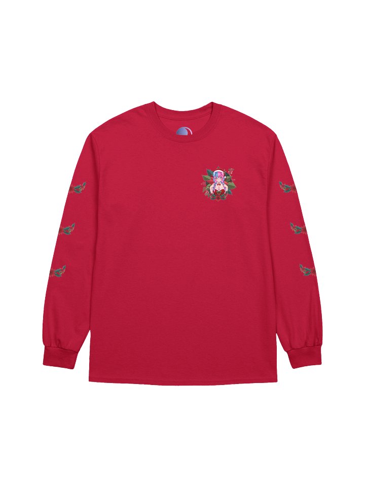 MooMoo Chistmas Wreath Long Sleeve product image (1)