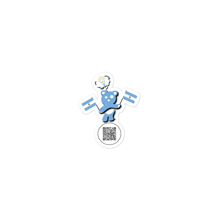 Argentina — Country Bear Sticker | BehrBrained Media product image (1)