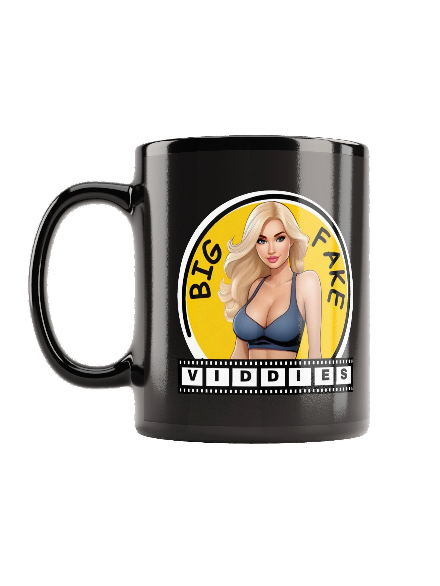 Big Fake Viddies Official Mug - Black product image (1)