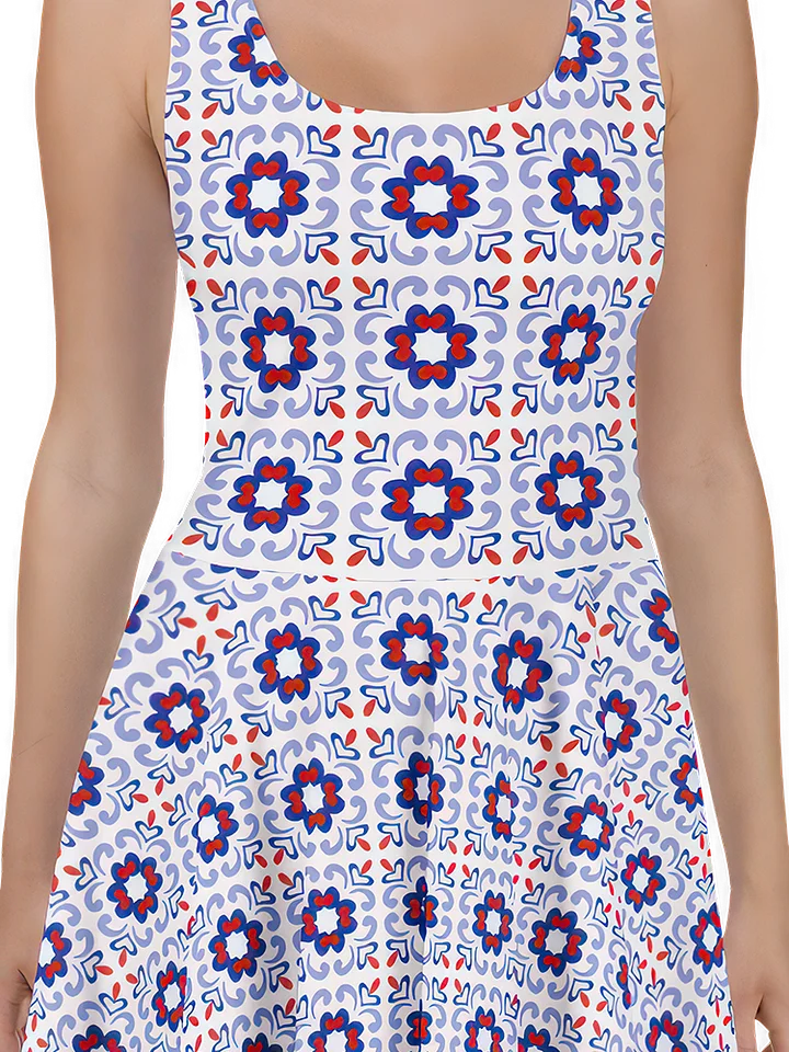 Andalusian Tile Floral Dress product image (2)