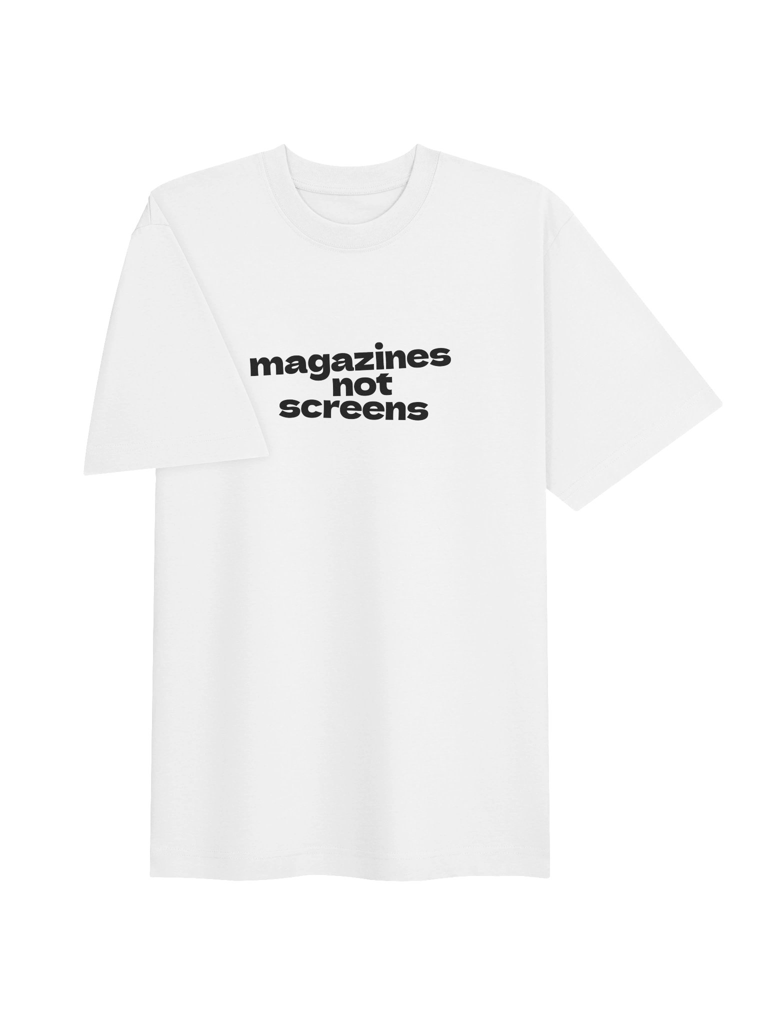 Magazines Not Screens relaxed tee product image (3)