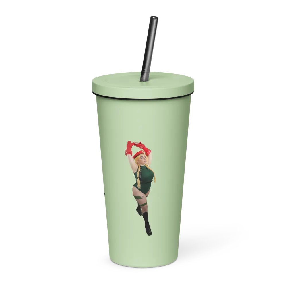 Cammy Insulated Tumbler w/ Straw product image (1)