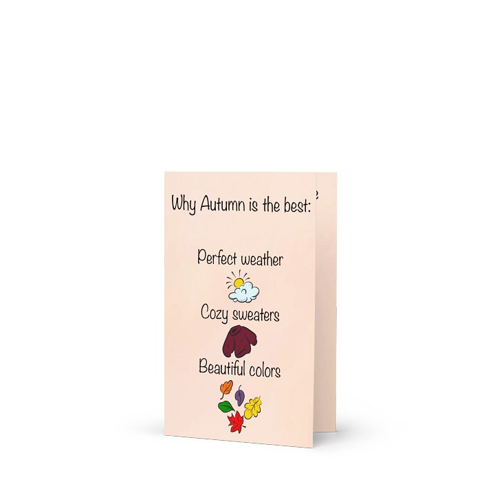 Autumn Bliss Greeting Card product image (1)
