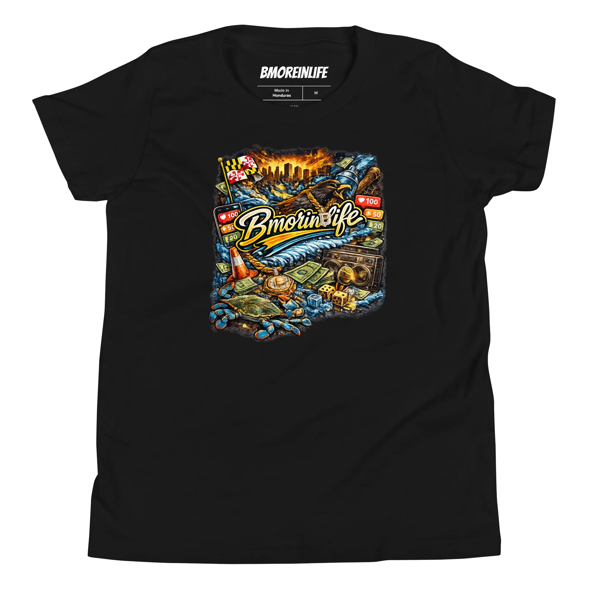 BmoreinLife “Pro-Tagger” Gamer Tee – Chase Your Dreams product image (4)