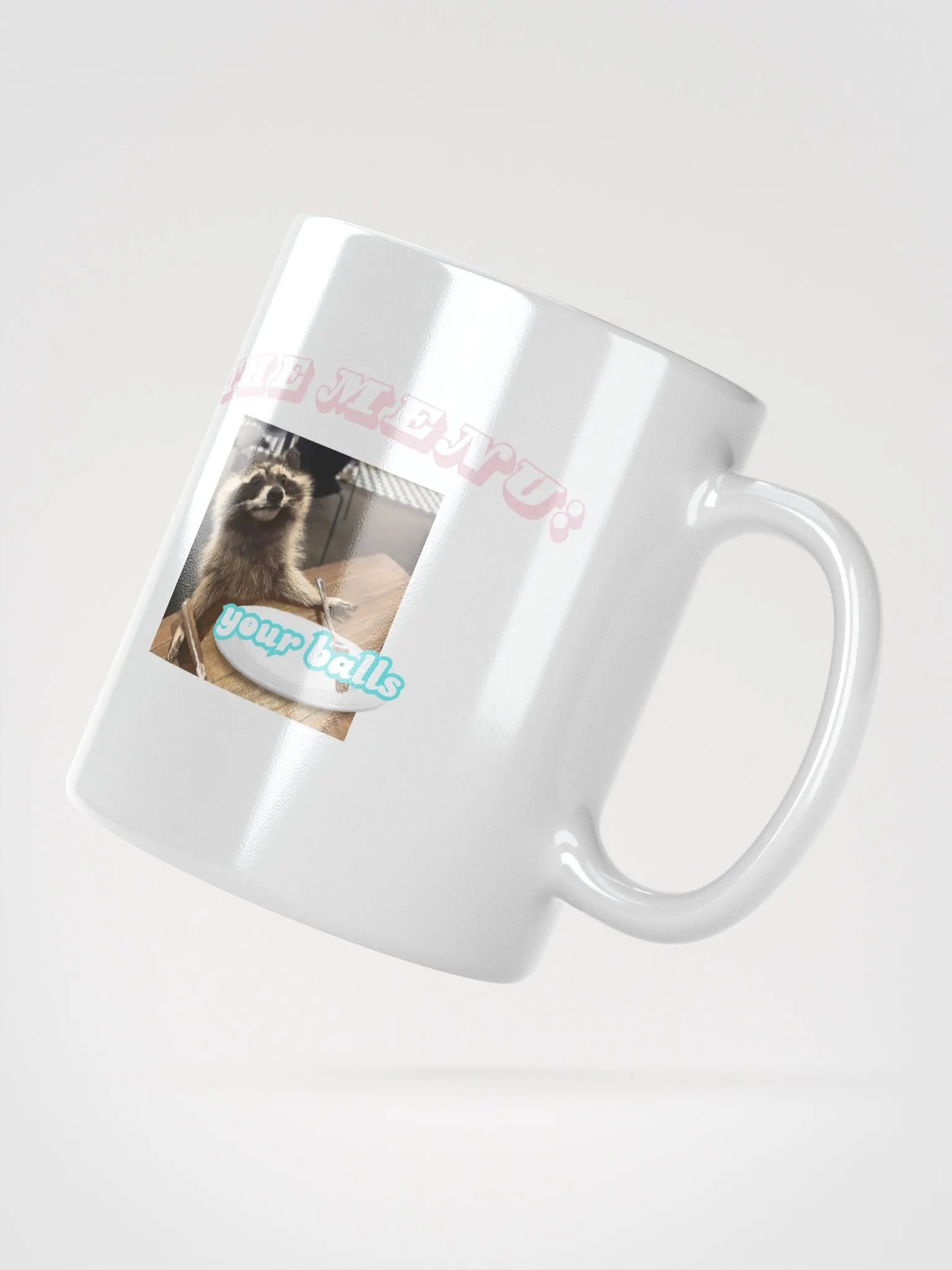 The Menu: Your Balls, Raccoon Mug, Small product image (3)