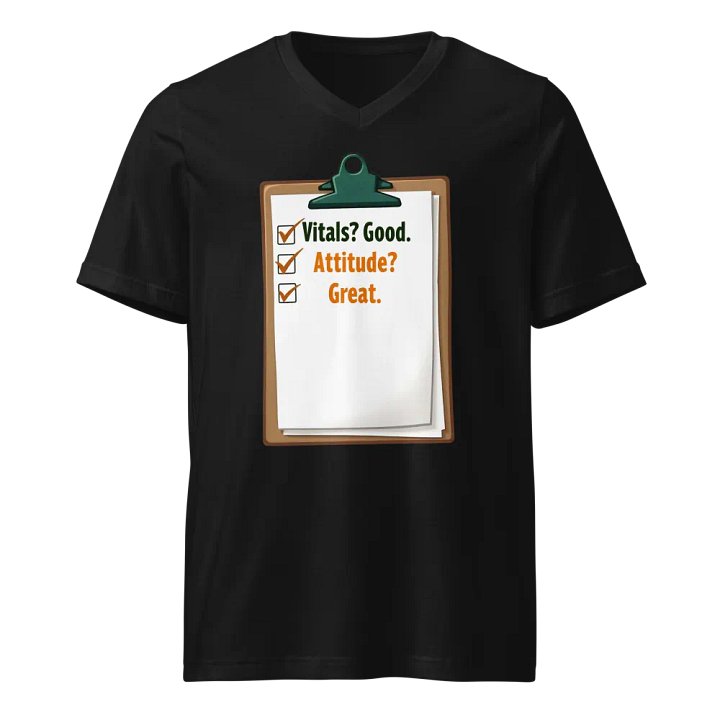 Checklist V-Neck Tee product image (1)