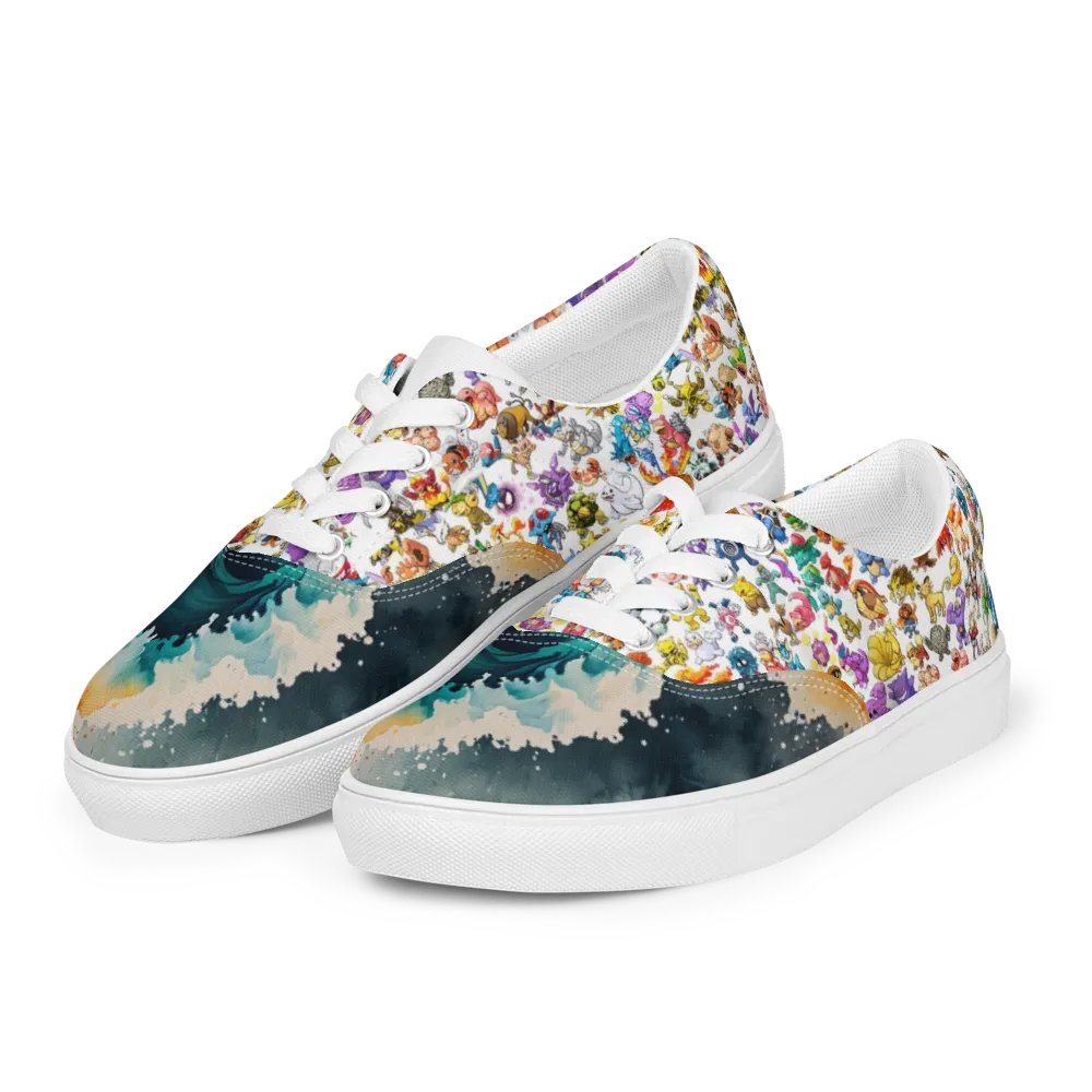 Whimsical Creature Carnival Canvas Shoes product image (8)