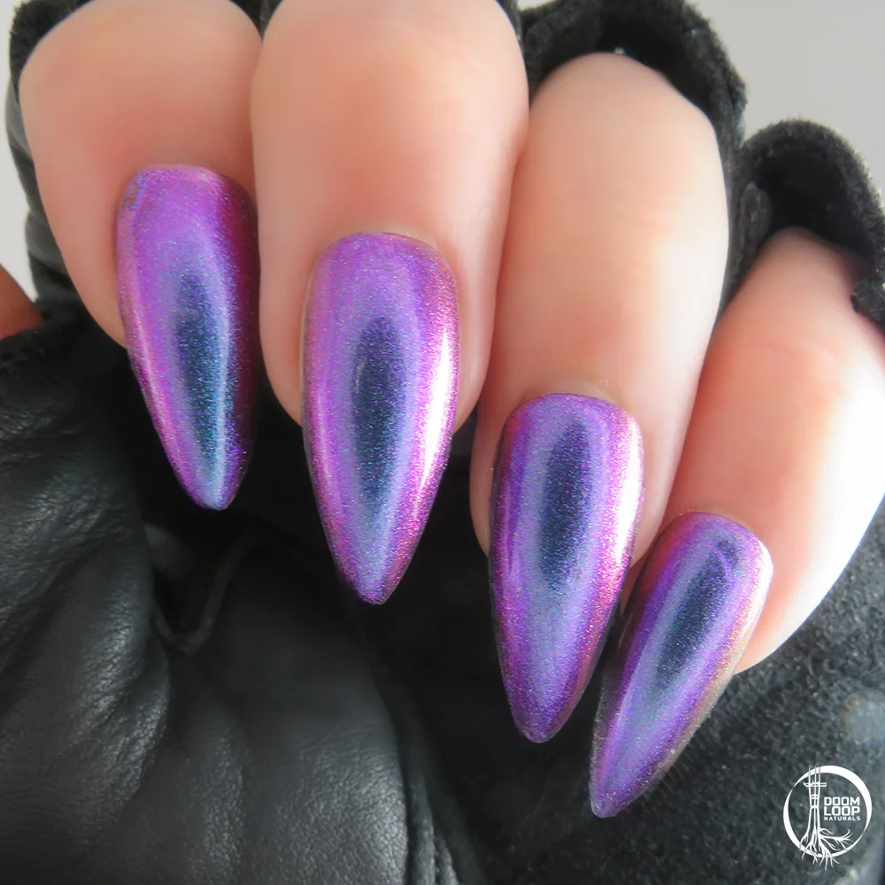 GOBSMACKED BY THE AUDACITY - Blue Green Purple Red Multichrome Nail Polish product image (5)