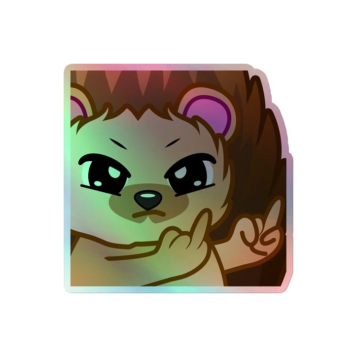 F*CK YOU holographic sticker product image (2)