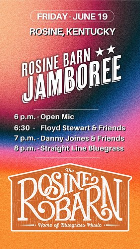 We have another great night of music for you tomorrow night at The Rosine Barn! Stop by and grab a bite at Phat Bellies and s...