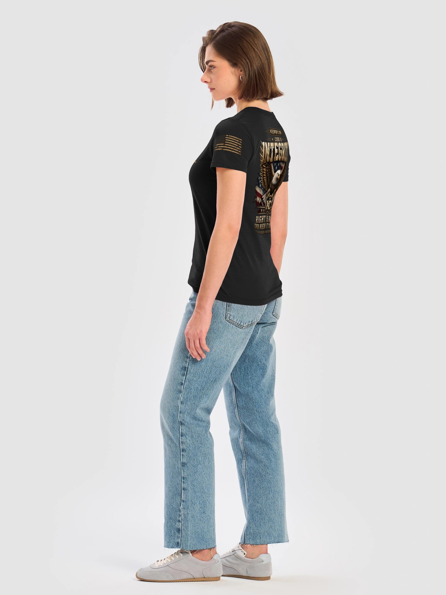 Keeper’s Code™ Women’s CODE 01 Integrity Eagle T-Shirt product image (10)
