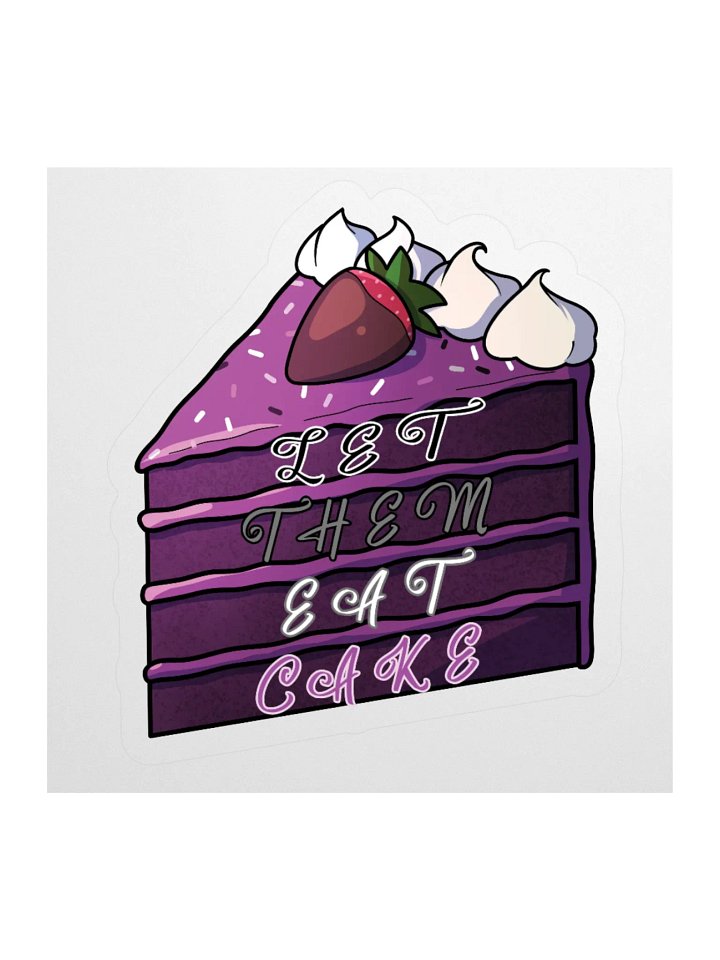 Let Them Eat Cake Sticker product image (1)