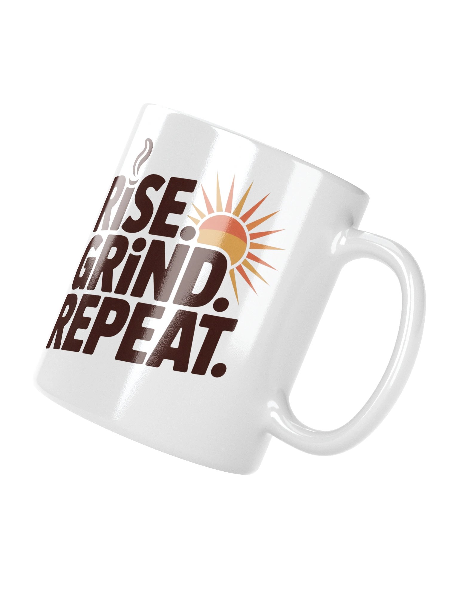 Rise Grind Repeat Motivational Coffee Mug – Daily Hustle Energy product image (4)