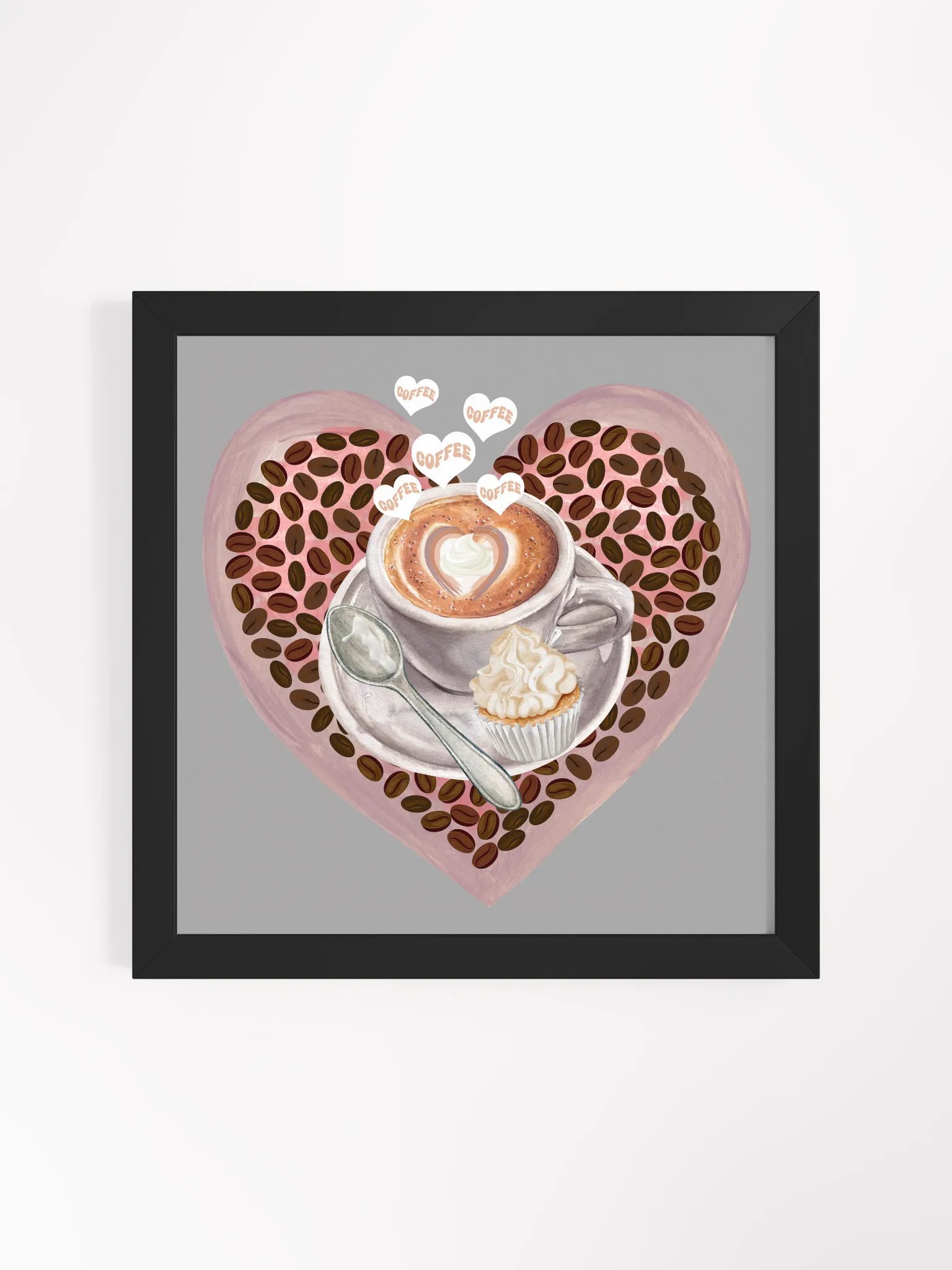 Heartfelt Coffee Bliss Framed Poster product image (2)
