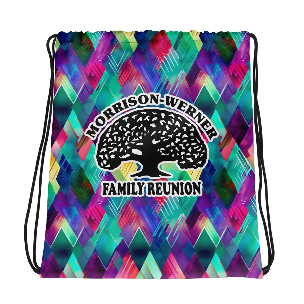 "Watercolor Diamonds" Drawstring Bag product image (1)