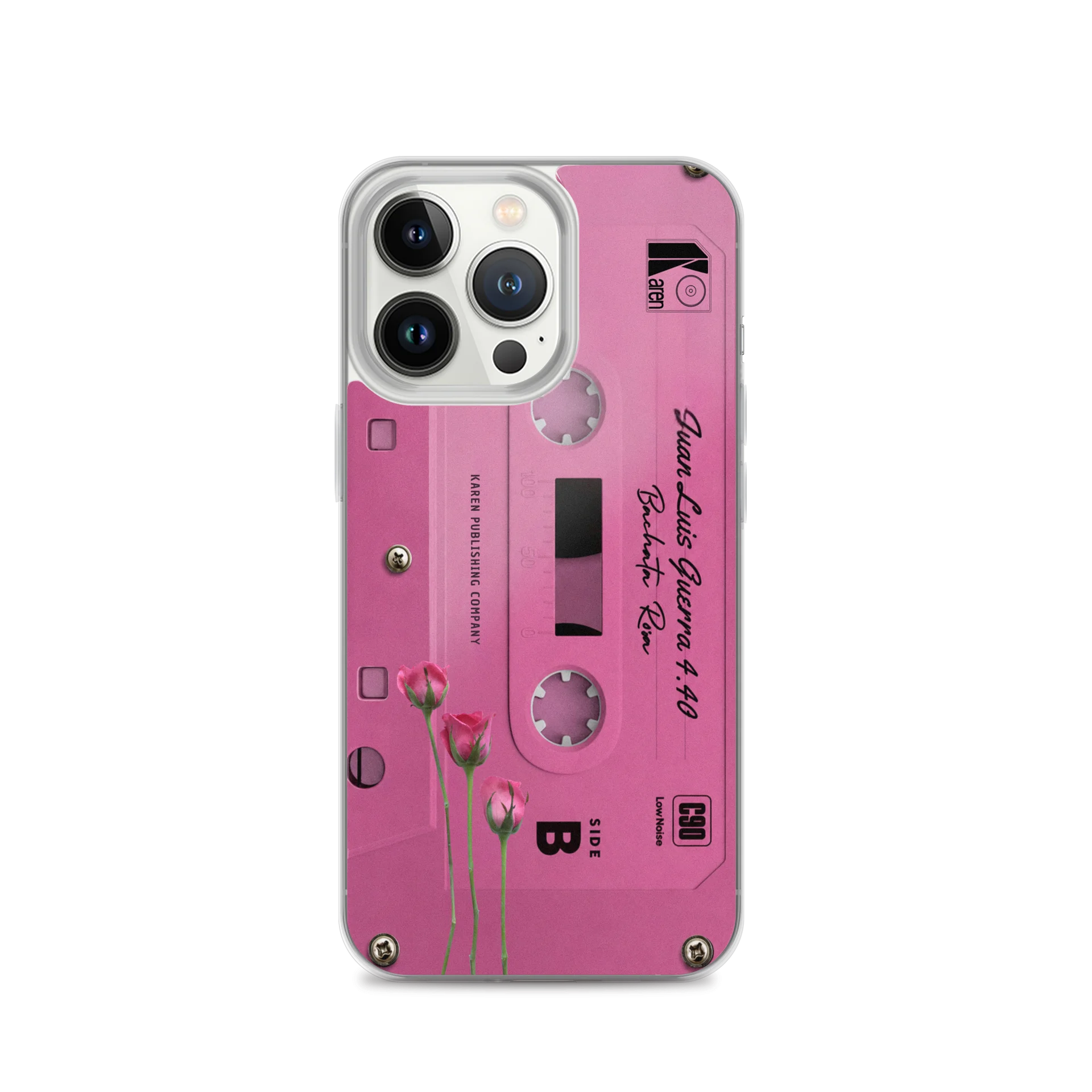 iPhone Case Cassette Bachata Rosa + Digital Album product image (1)