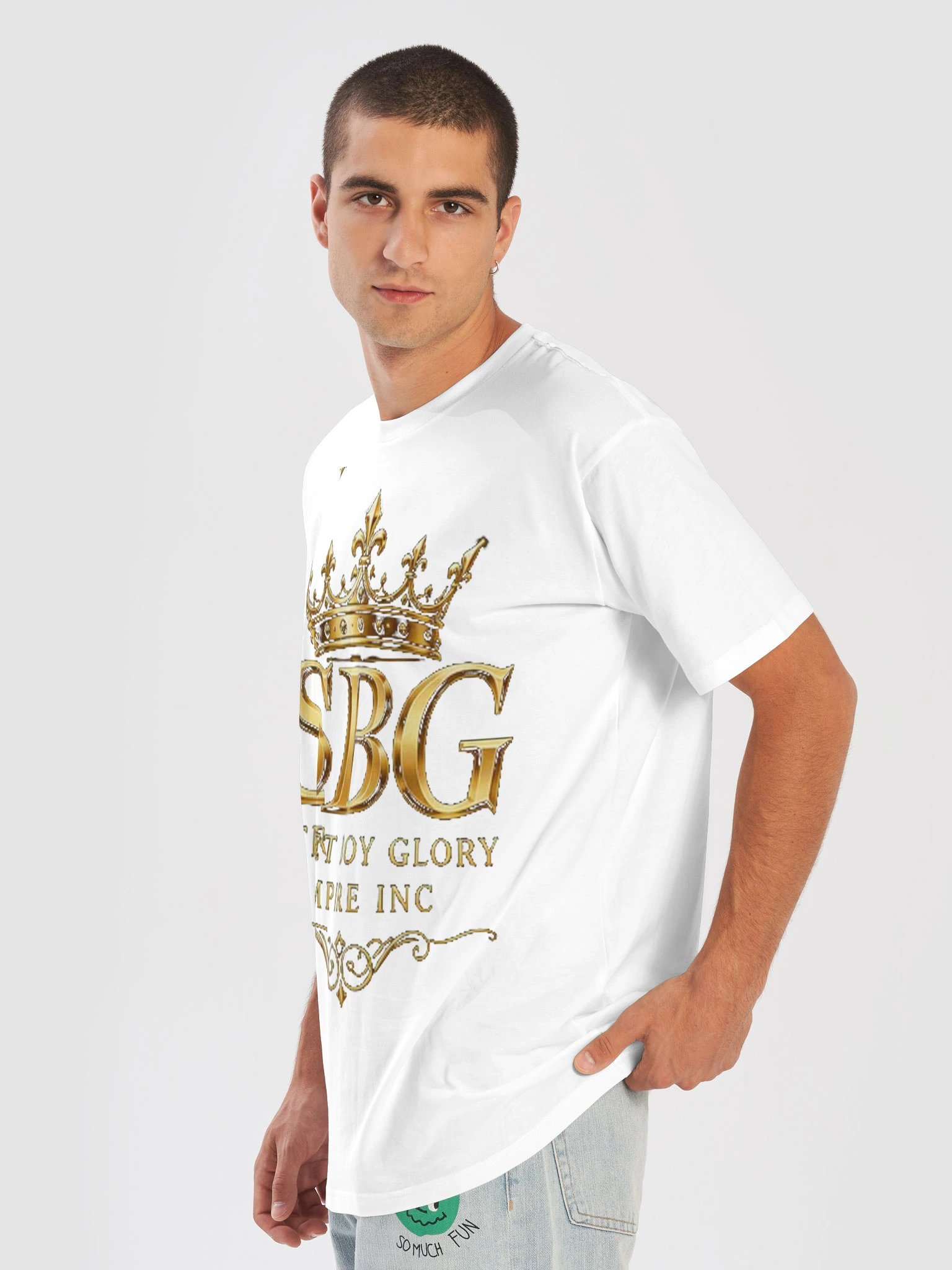 Street Boy Glory Empire Crowned Wordmark Tee | AS Colour Premium product image (19)