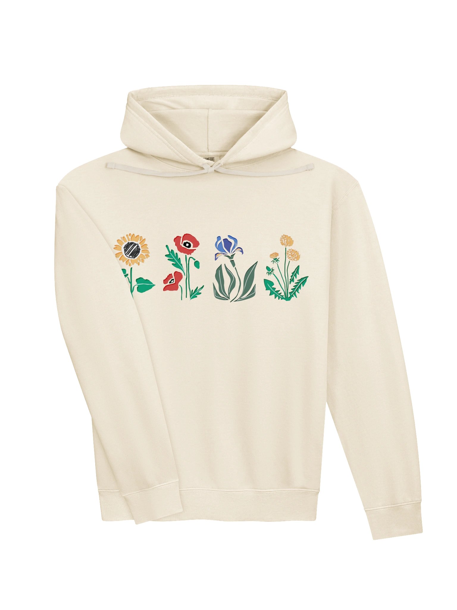 FLOWERS HOODED SWEATSHIRT product image (3)