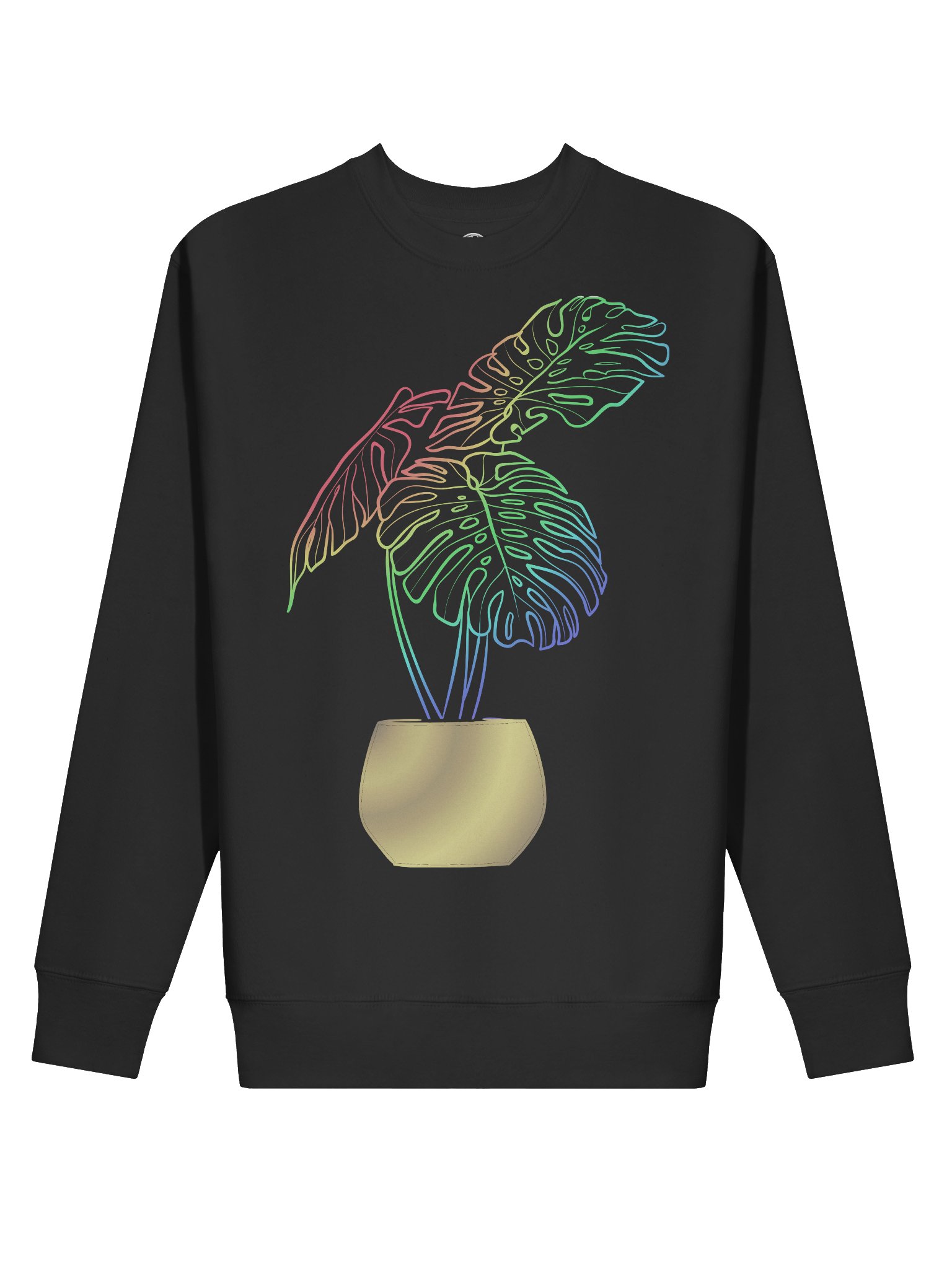Rainbow Monstera Sweatshirt product image (3)