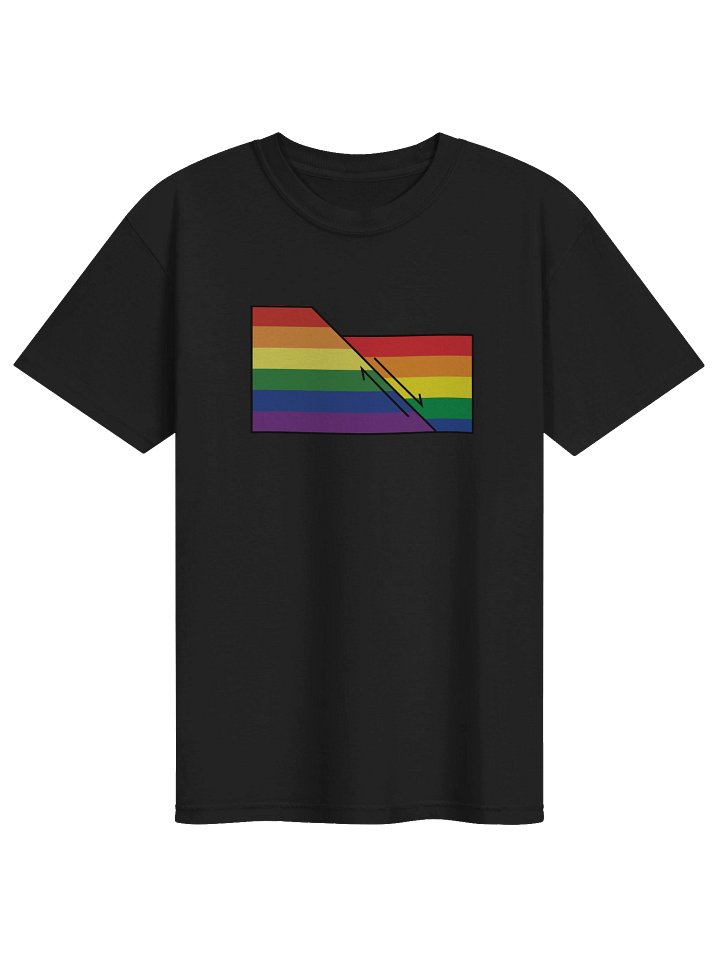 Pride Faulted Pride Flag Regular Fit T product image (1)