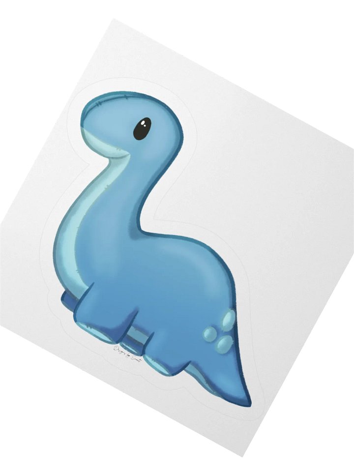 Brontosaurus Plushie Sticker product image (2)