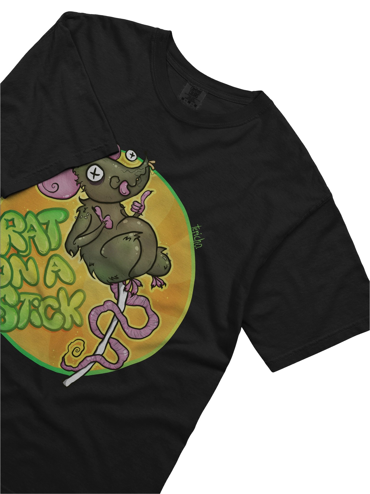 Rat on a Stick T-shirt product image (5)