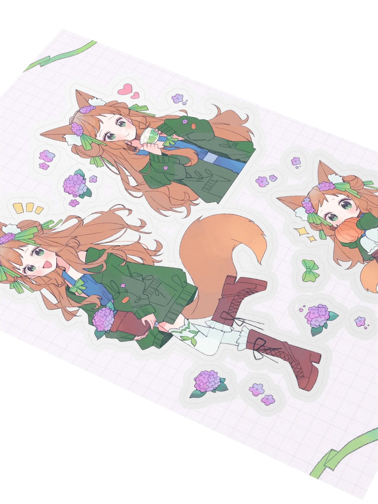 Pumpkin Petty Blossom Sticker Sheet product image (2)