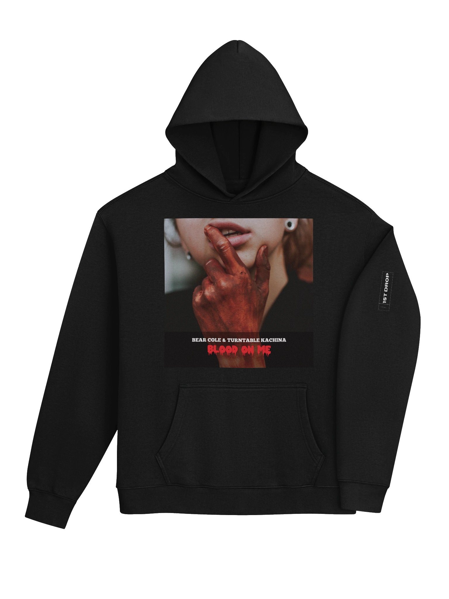 Bear Cole & Turntable Kachina - Blood on Me Cover Unisex Hoodie product image (4)