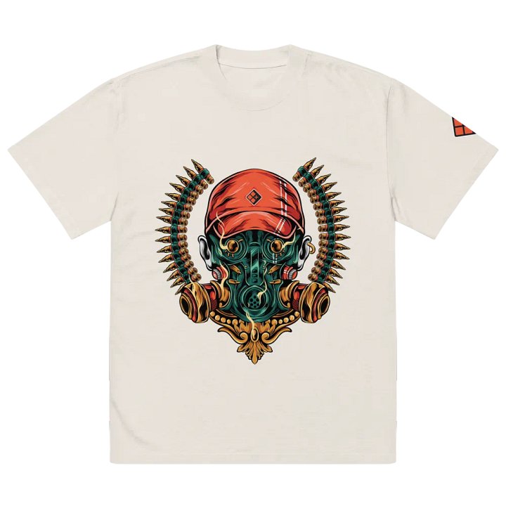 Oversized NEVER OUTGUNNED Tee product image (11)