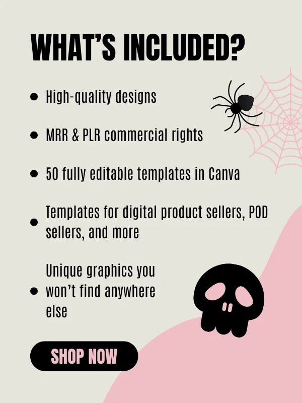 Coquette Halloween Ecommerce Listing Templates product image (5)