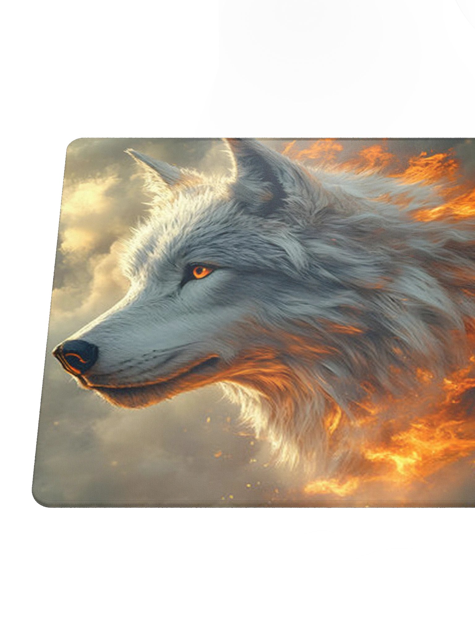 Flaming Wolf Gaming Mouse Pad product image (4)