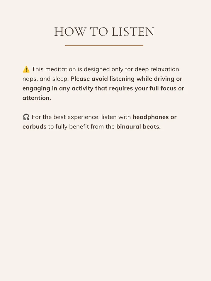 10-Minute Body Scan Meditation for Deep Sleep & Relaxation | MP3 Audio Download product image (2)
