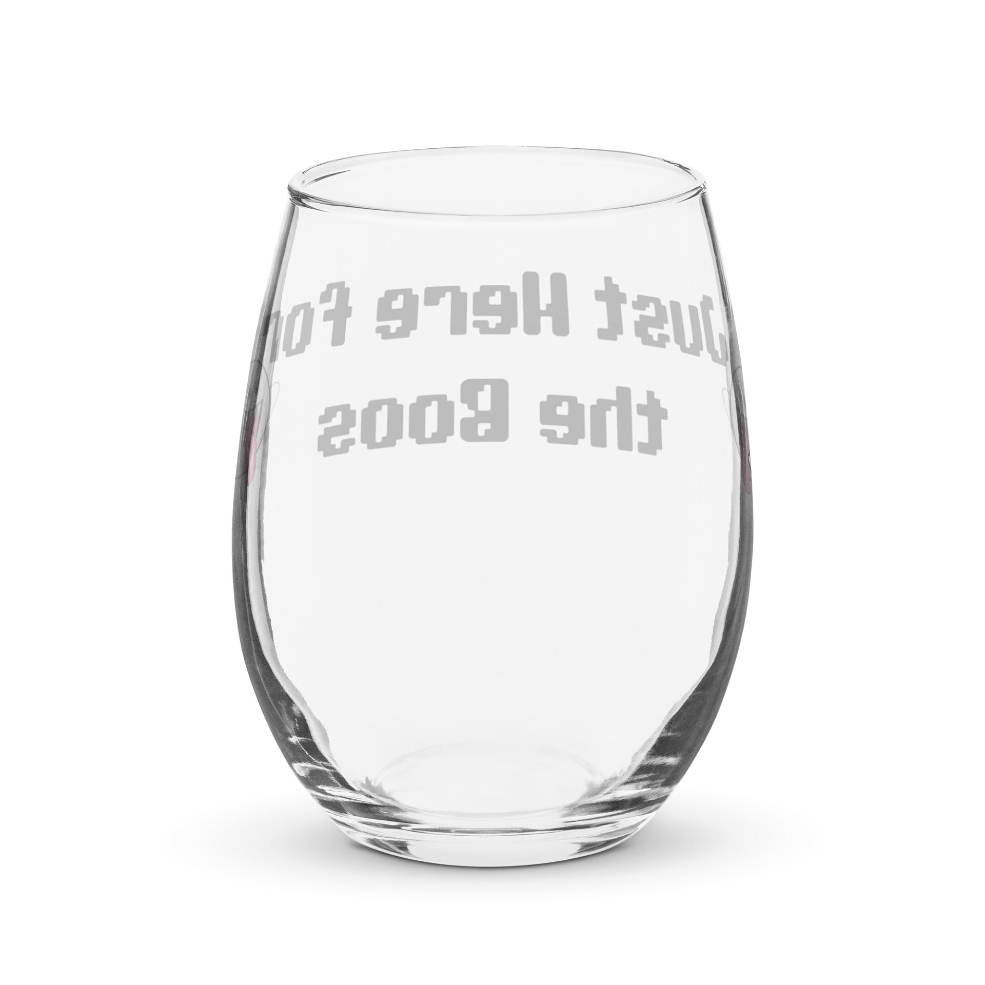 Just Here for the Boos Stemless Wine Glass product image (2)