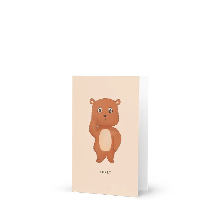 Sorry Oopsie Bear Card product image (2)