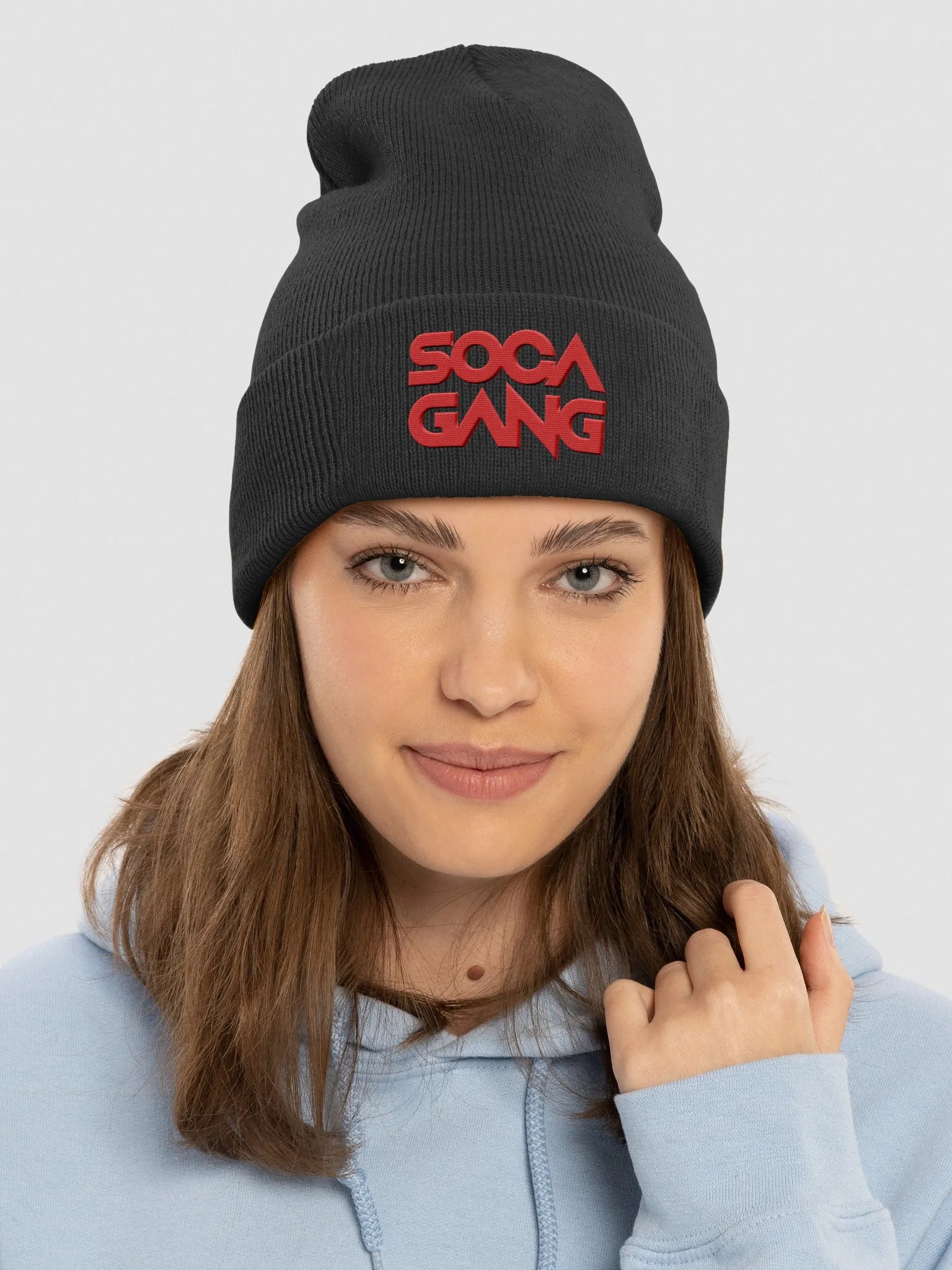 Red Logo Beanie (Embroidered) product image (3)
