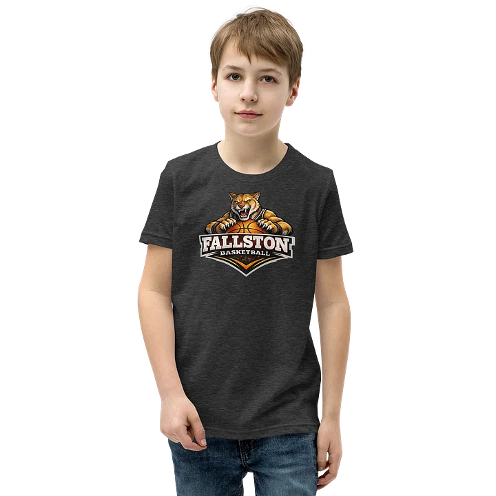 Fallston Basketball Cougar Youth T-Shirt product image (7)