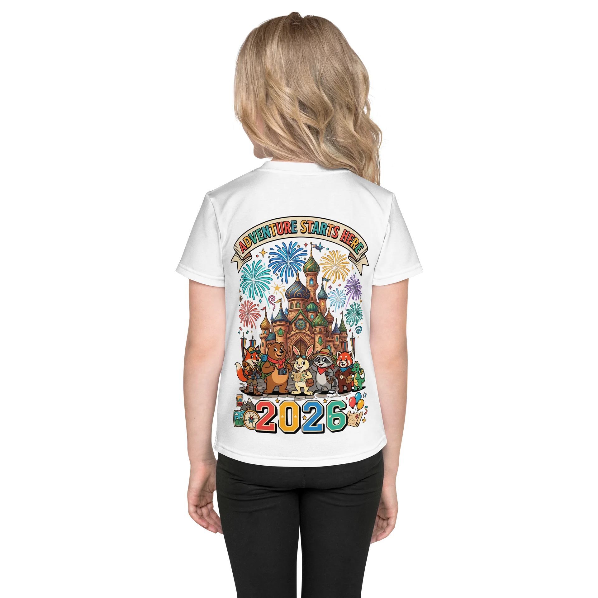 Adventure Starts Here 2026 – Vintage Fantasy Adventure Park T-Shirt product image (4)