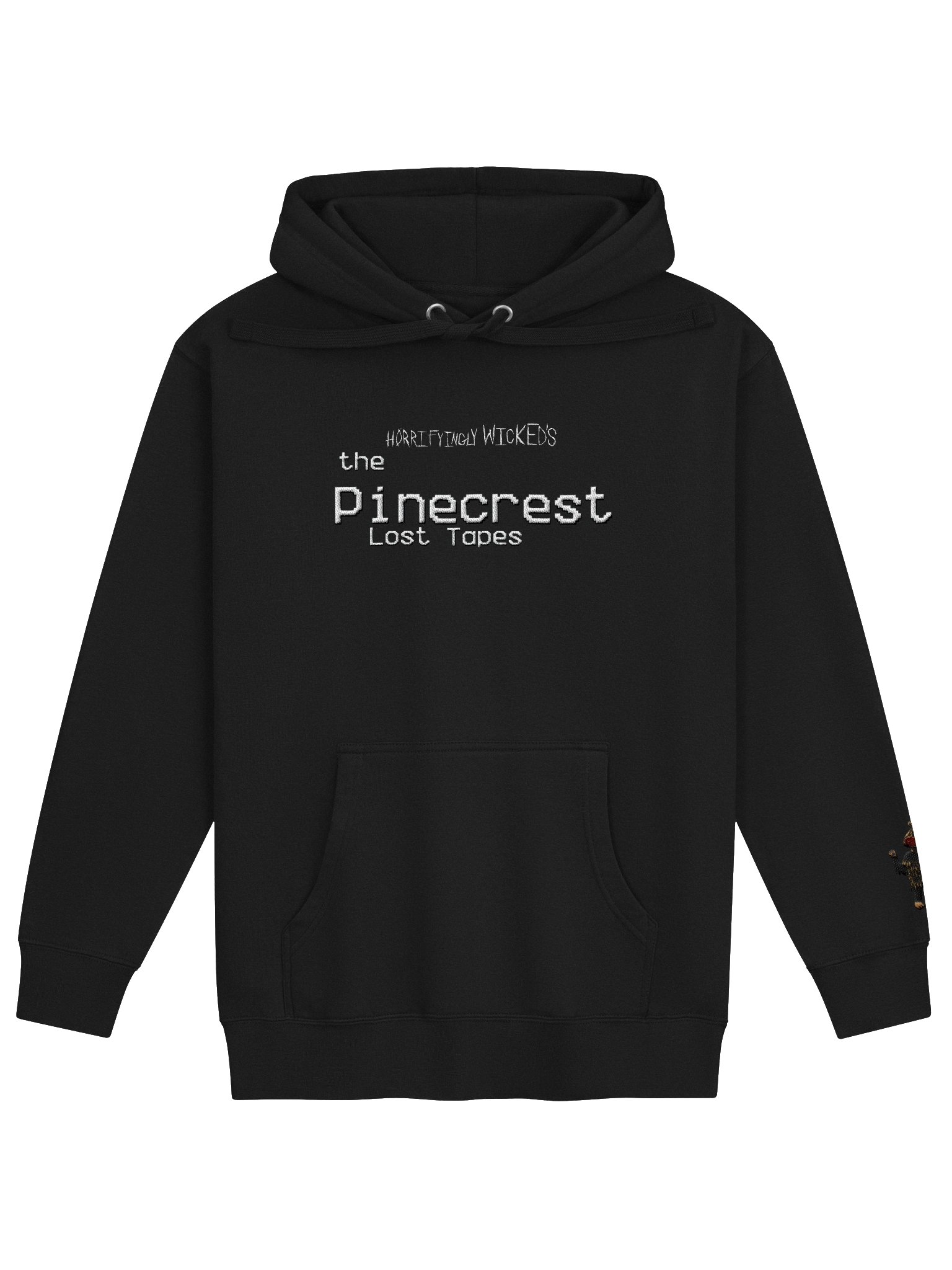 the Pinecrest Lost Tapes 'stitched logo' Hoodie - HWtPLT 2026 product image (1)