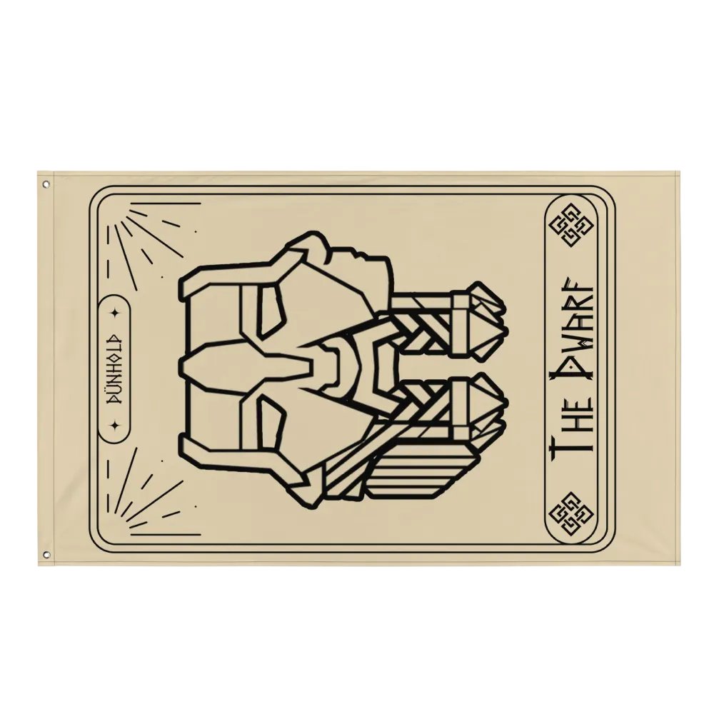 Dunhold Logo Tarot Card Flag product image (1)