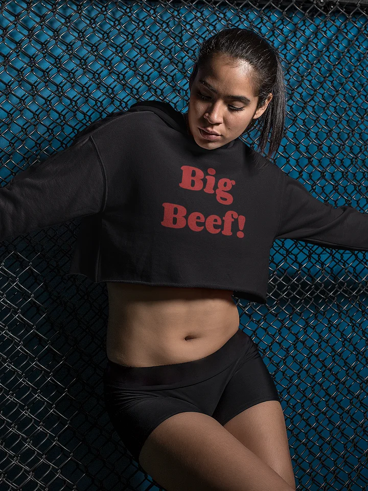 Big Beef fleece crop hoodie product image (1)