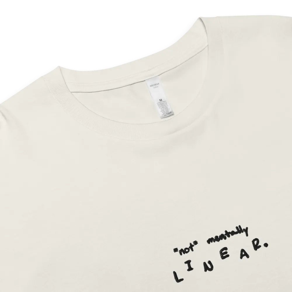 *not* mentally linear embroidered cotton crop top product image (3)