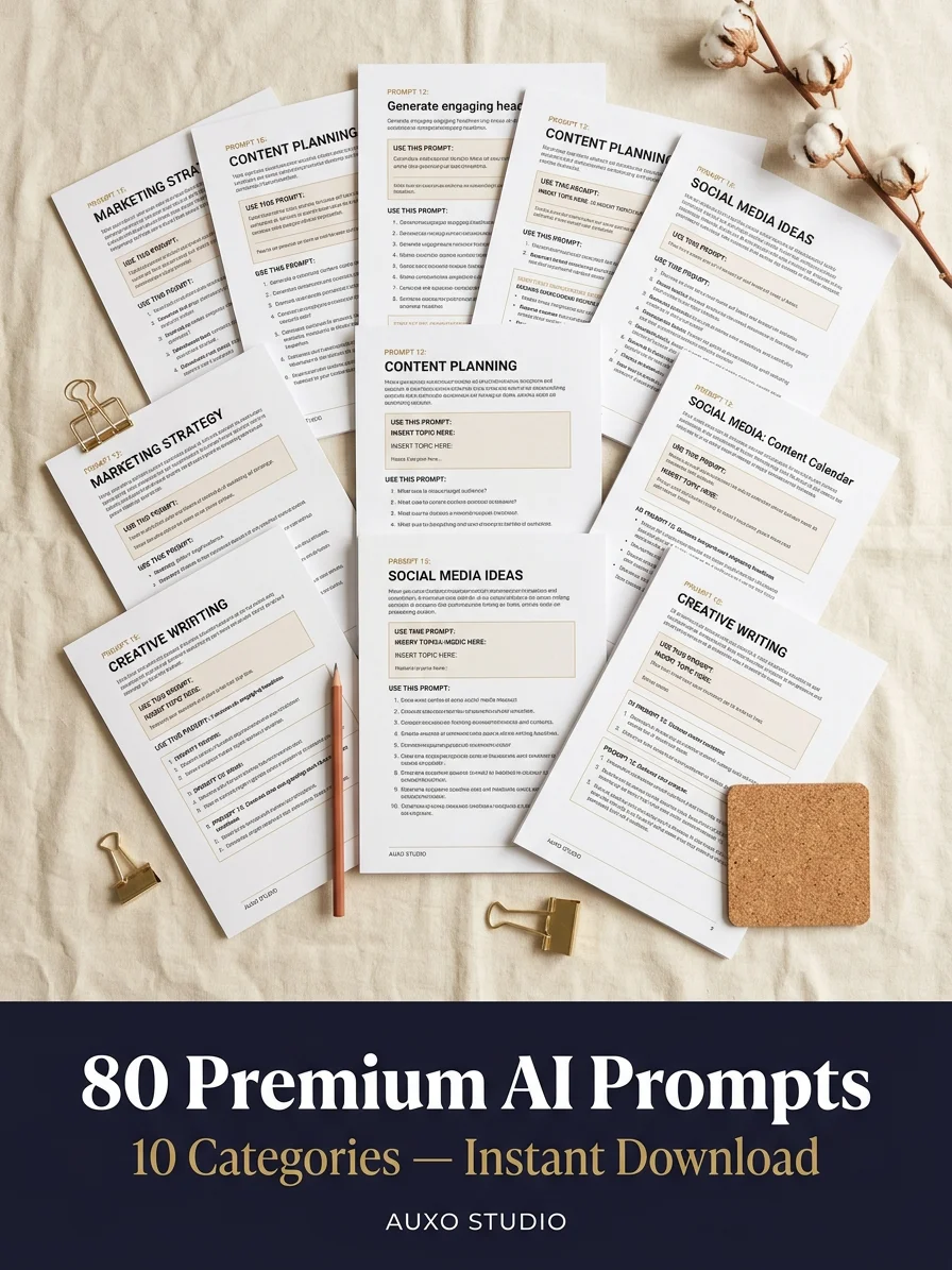 AI Prompt Kit for Etsy Digital Product Sellers - 80 Ready-to-Use Prompts to Run Your Shop with AI product image (2)