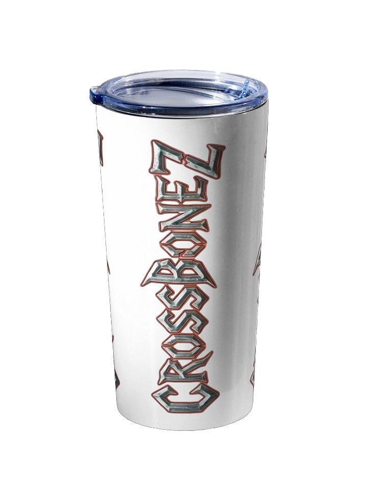 Chrome Stack 20oz Tumbler — CrossBonez product image (2)