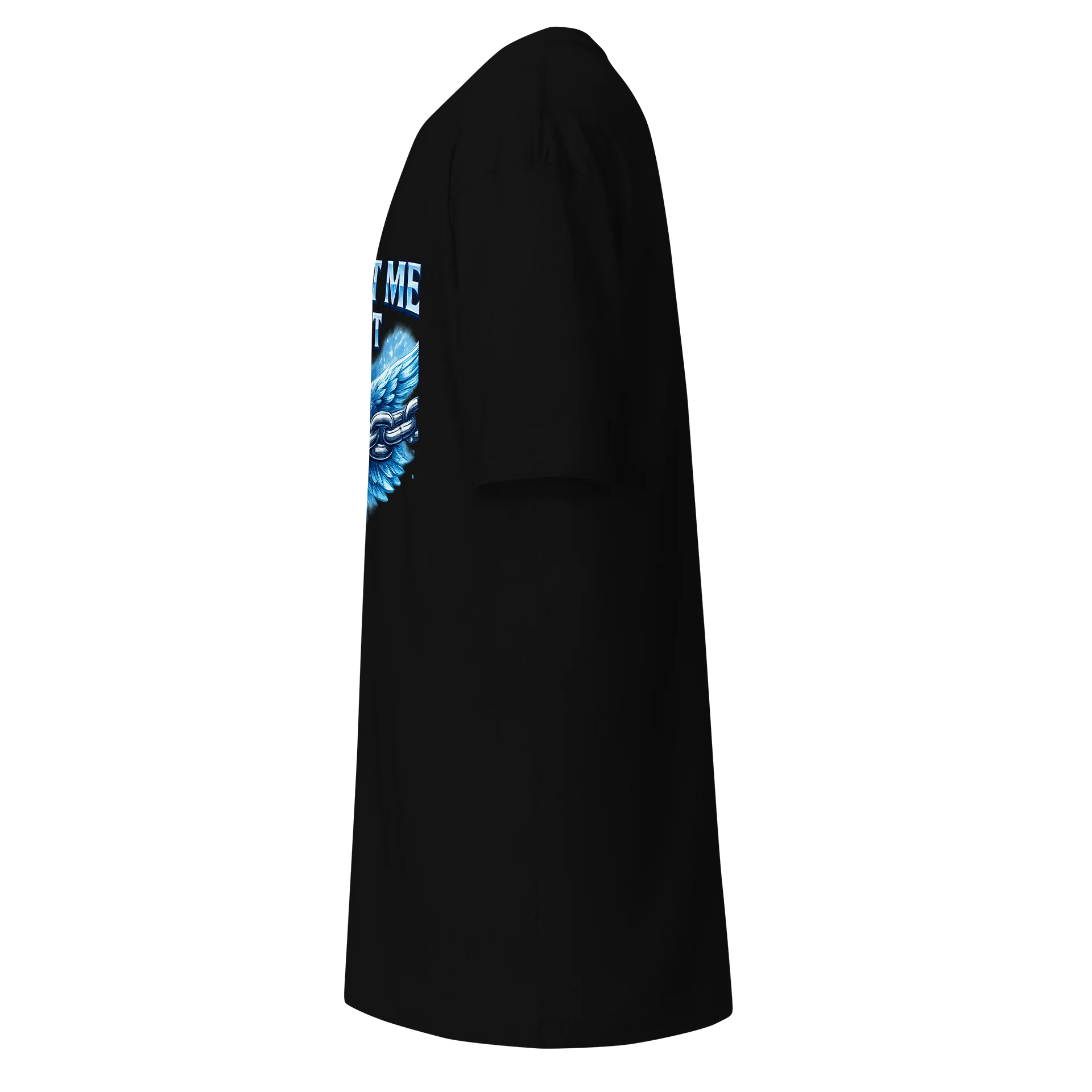 God Brought Me Through It Black Tee product image (3)