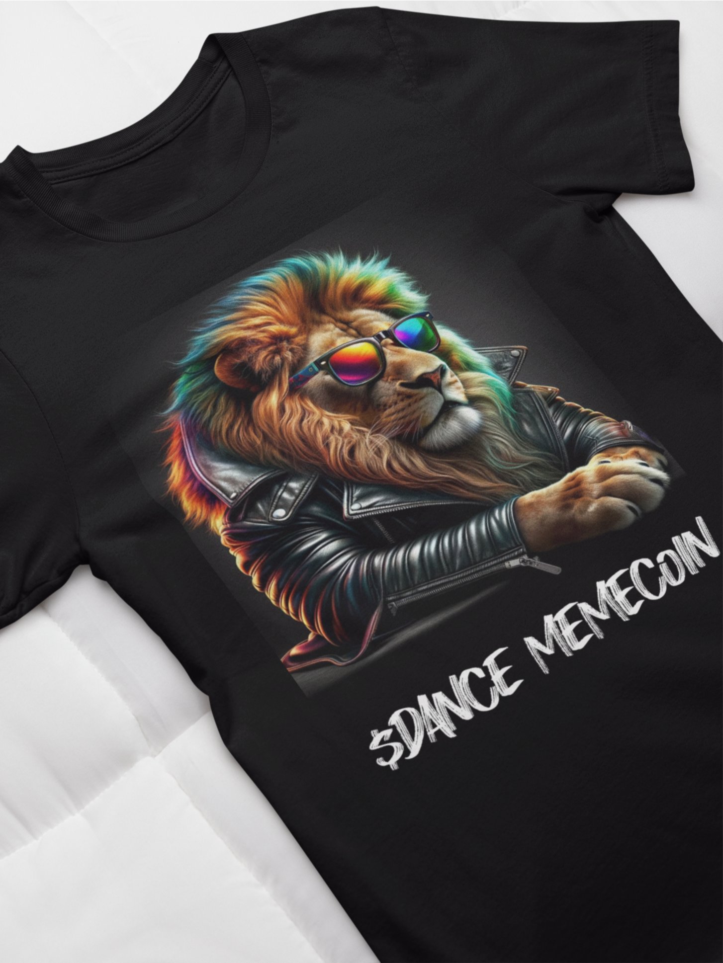 MILLION DADDY - DANCE MEMECOIN - PREMIUM TEE - BLACK product image (1)