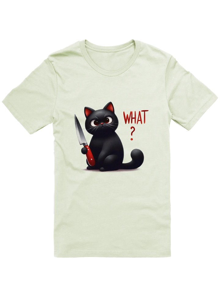 Surprised Kitty Knife T-Shirt product image (1)