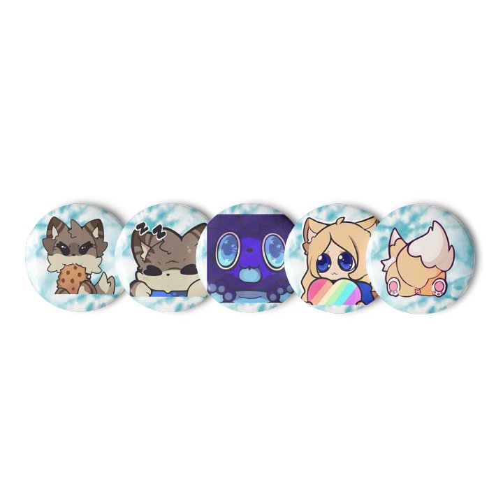 Emote Pins Buttons product image (1)