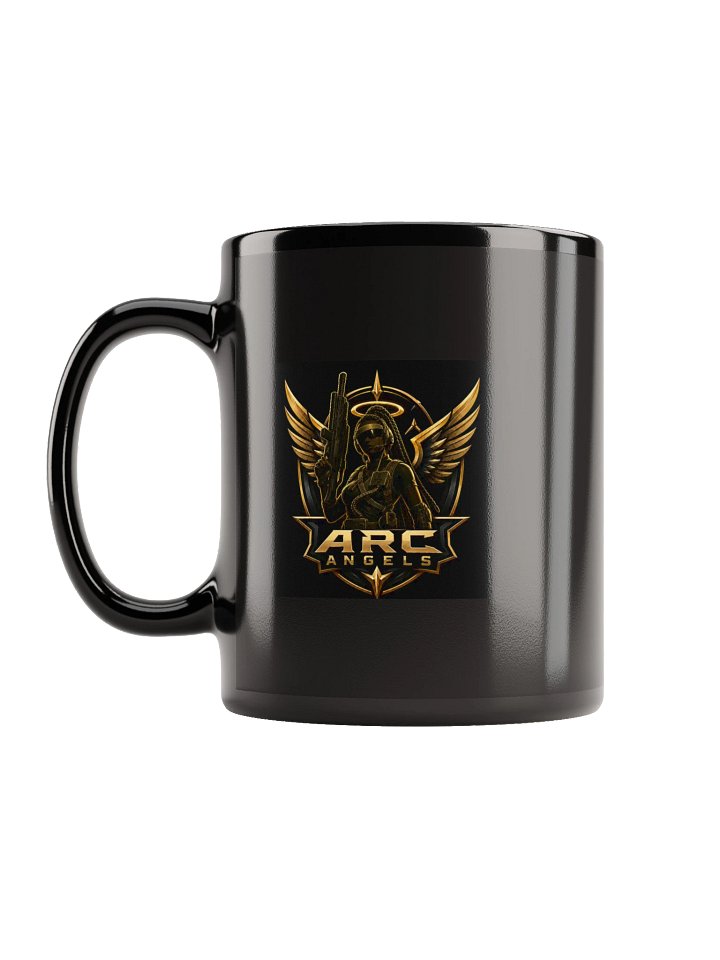 Arc Angels Black Glossy Mug product image (1)
